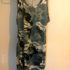 Women’s  camo. cover up dress